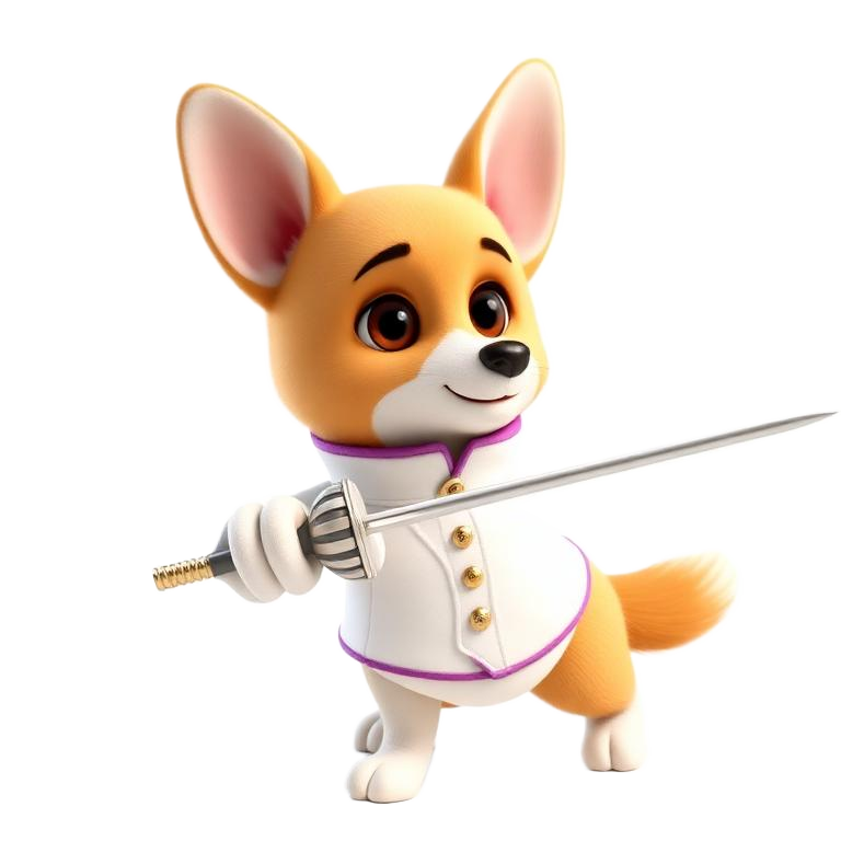 Trudy in Fencing kit